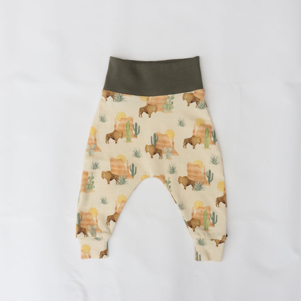 Harems - Buffalo | Organic Cotton - Wildlings Children's Apparel