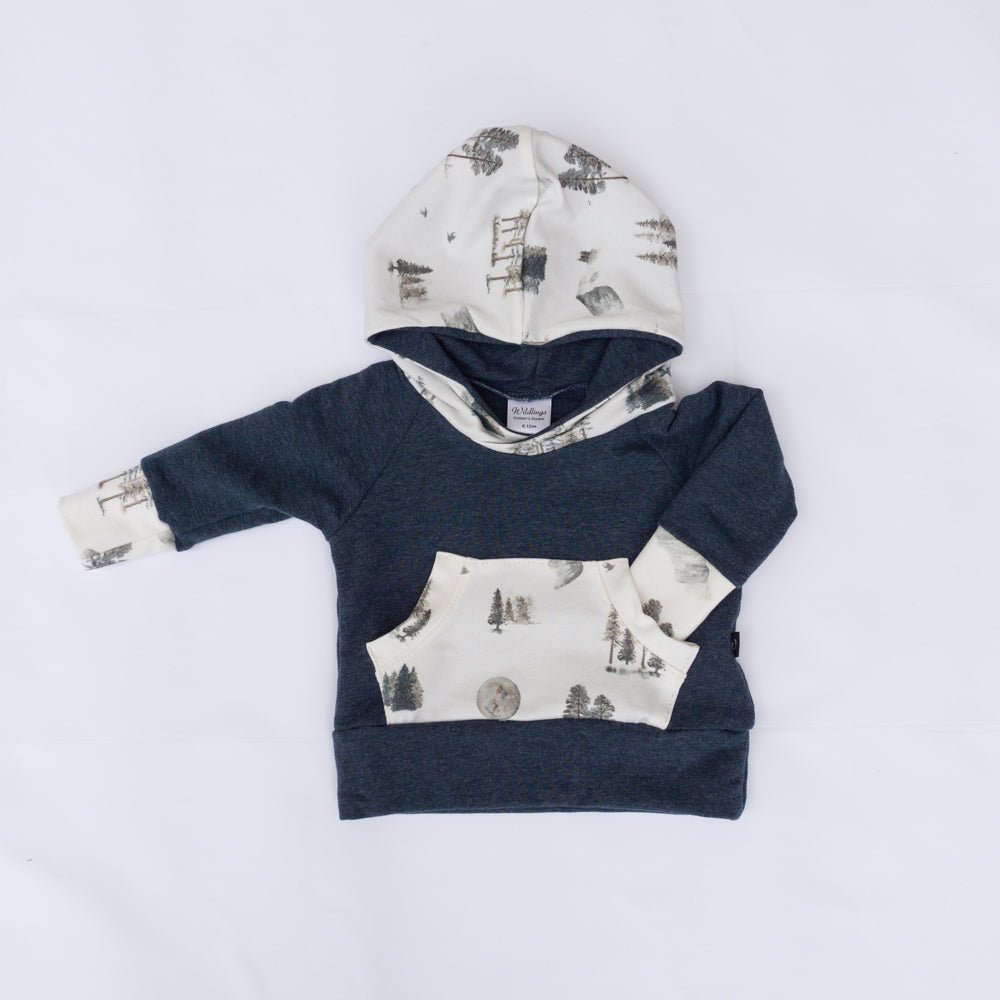 Hoodie - Trees | Tencel Organic Cotton - Wildlings Children's Apparel