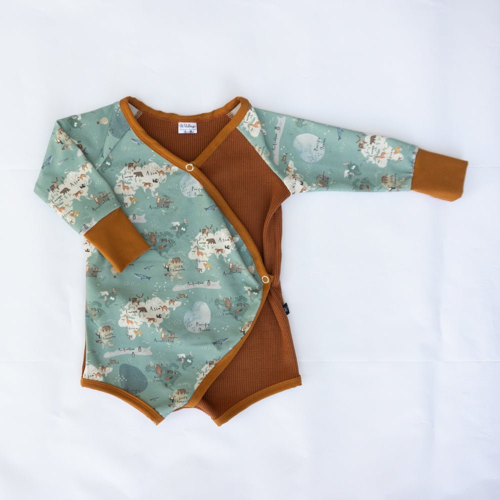 Infant Romper - Around the World | Organic Cotton - Wildlings Children's Apparel