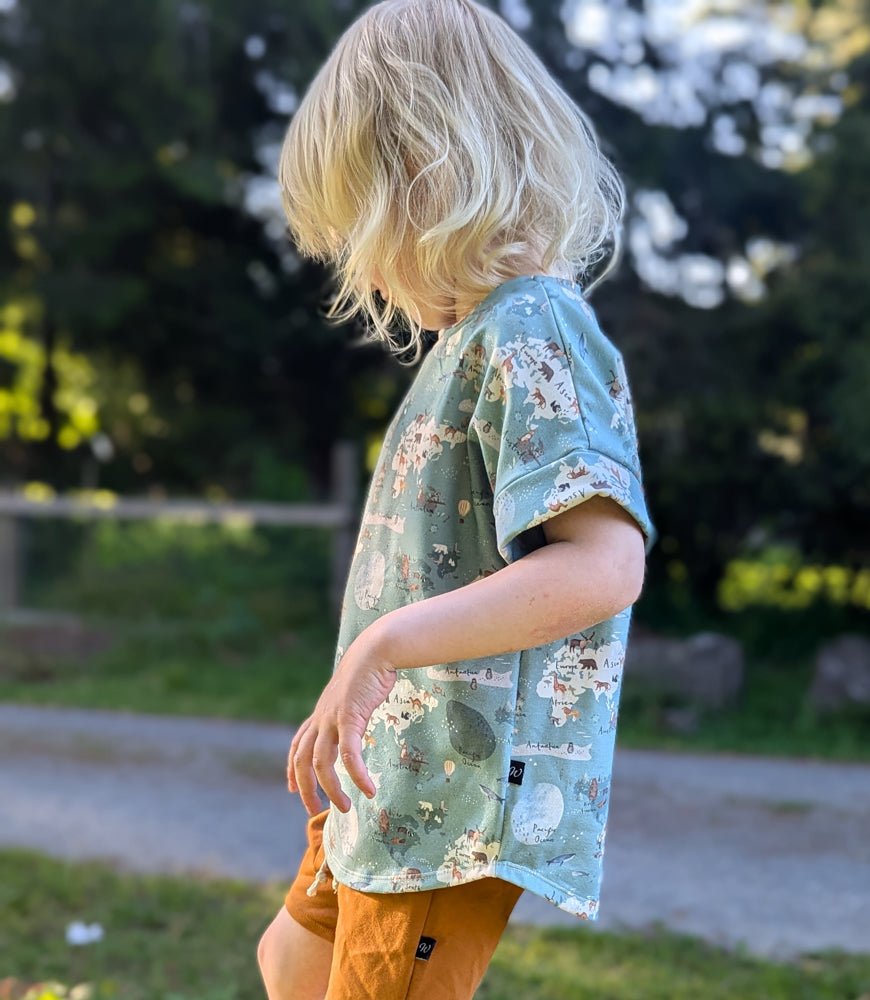 Short T Dolman - Spring Field | Organic Cotton - Wildlings Children's Apparel