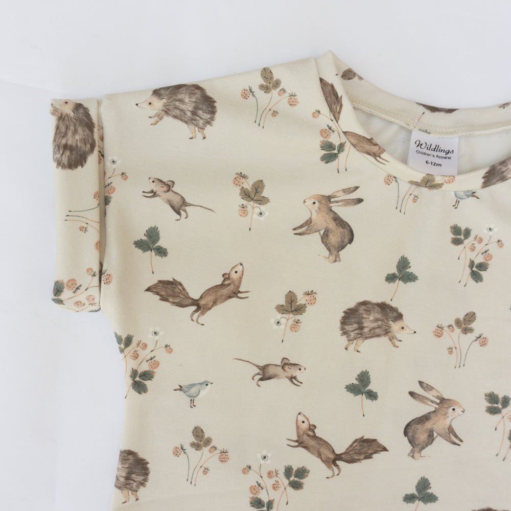 Short T Dolman - Spring Field | Organic Cotton - Wildlings Children's Apparel