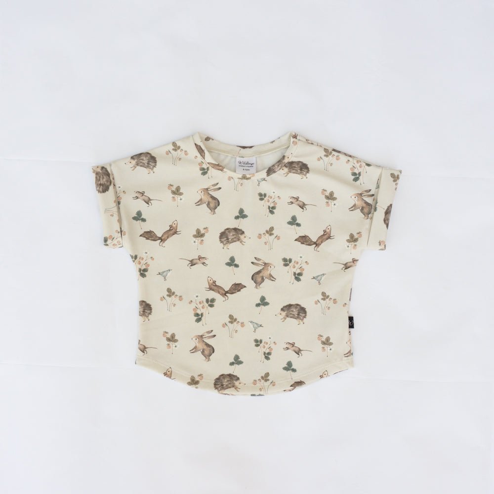 Short T Dolman - Spring Field | Organic Cotton - Wildlings Children's Apparel