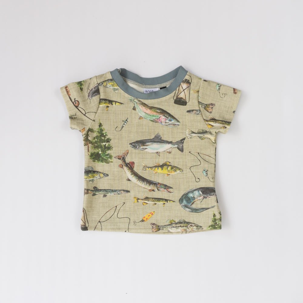 Short T - Fishing | Organic Cotton - Wildlings Children's Apparel