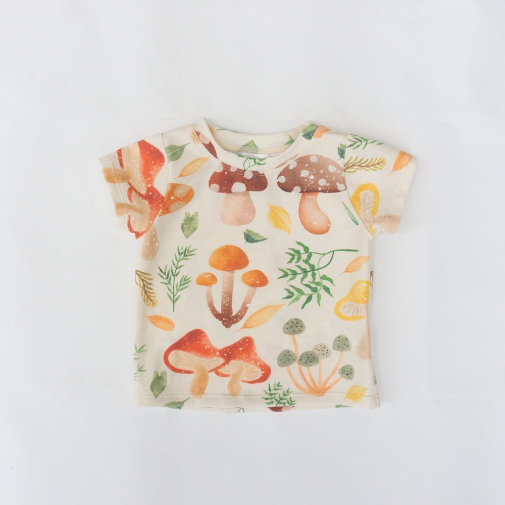 Short T - Mushrooms | Organic Cotton - Wildlings Children's Apparel