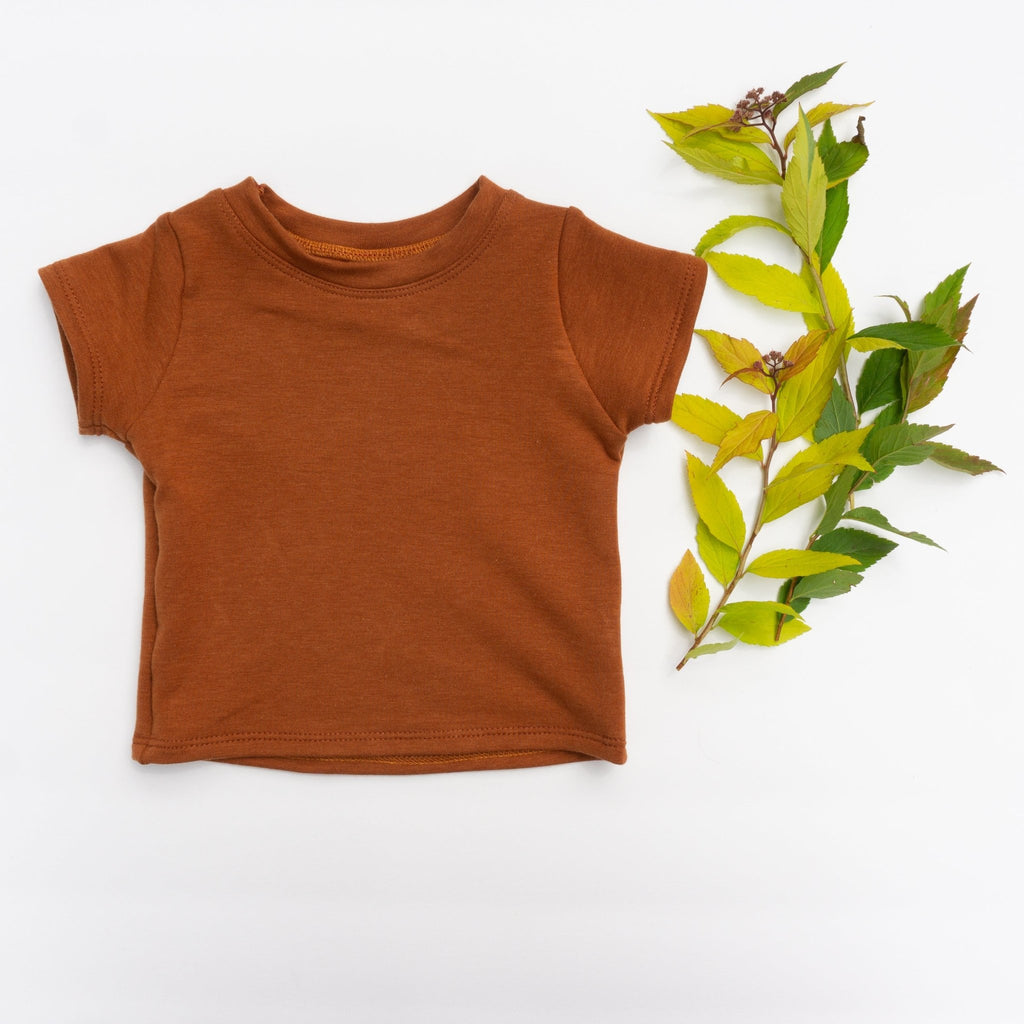 Short T - Rust | Tencel & Organic Cotton - Wildlings Children's Apparel