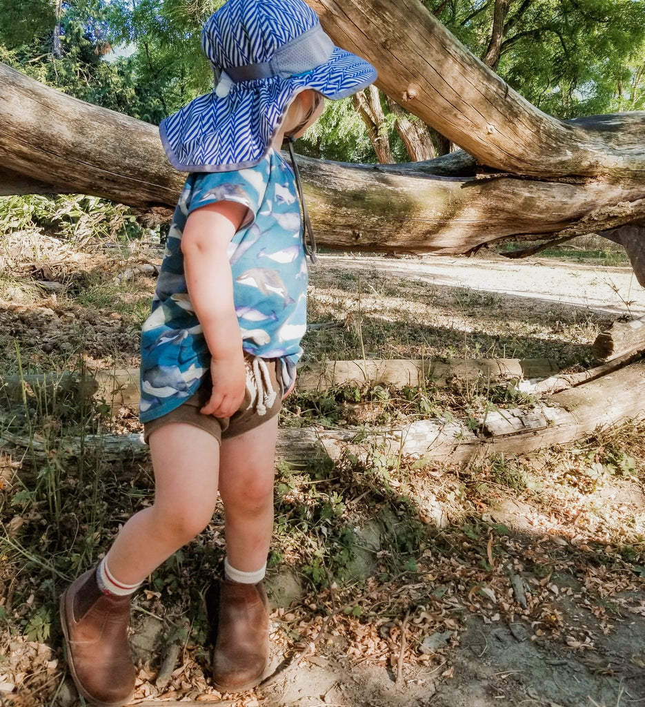 Shorties - Petals | Organic Cotton - Wildlings Children's Apparel