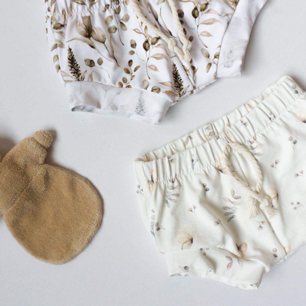 Shorties - Petals | Organic Cotton - Wildlings Children's Apparel