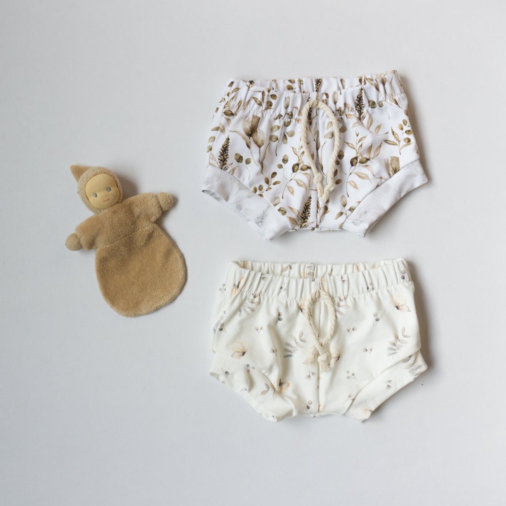 Shorties - Petals | Organic Cotton - Wildlings Children's Apparel