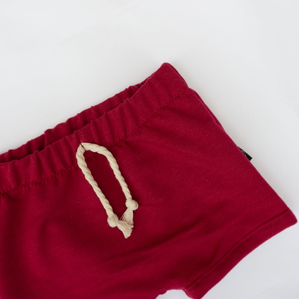 Shorts - Raspberry | Organic Cotton & Tencel - Wildlings Children's Apparel