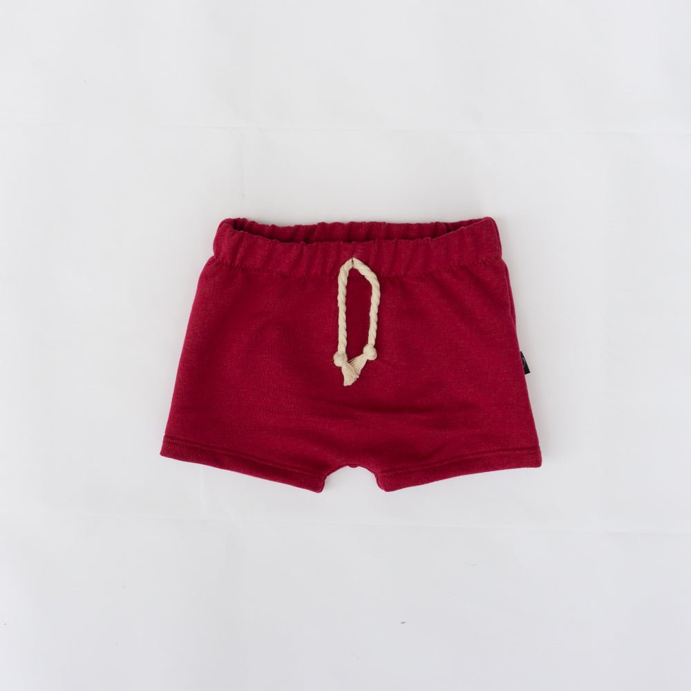 Shorts - Raspberry | Organic Cotton & Tencel - Wildlings Children's Apparel