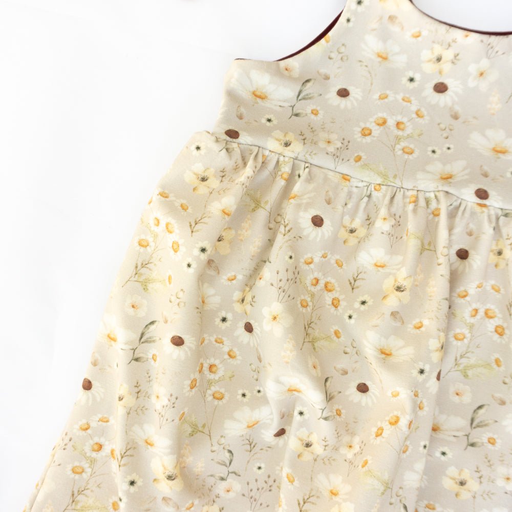 Tie Dress - Flowers | Organic Cotton - Wildlings Children's Apparel